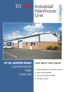 Unit 47-48, Auster Road, Clifton Moor, York, YO30 4XA