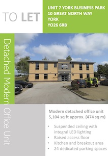 Unit 7, York Business Park, 10 Great North Way, York, YO26 6RB