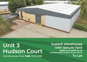 Unit 3, Hudson Court, Great North Way, York Business Park, York, YO26 6RN