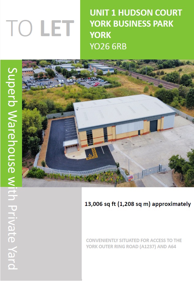 Unit 2, Hudson Court, Great North Way, York Business Park, York, YO26 6RN