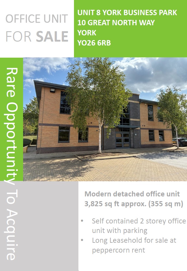 Unit 8, York Business Park, 10 Great North Way, York, YO26 6RB